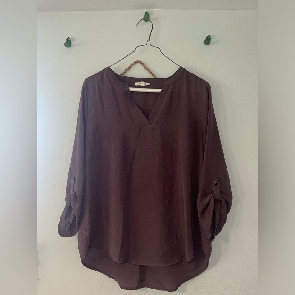 Maurice’s (M) Purple Blouse Tunic